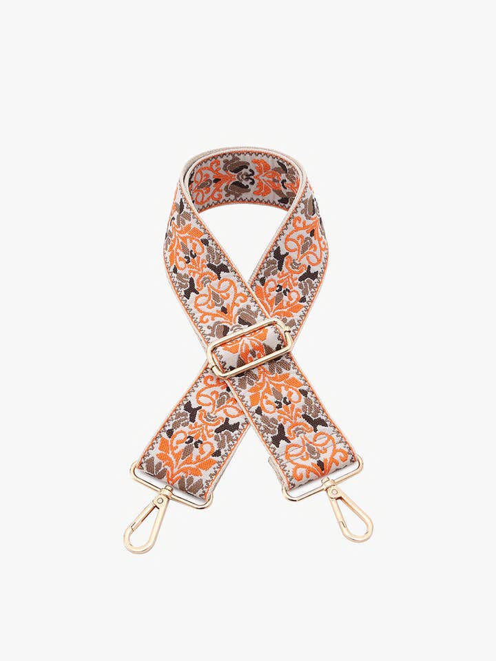 STPBOVN Boho Vine Guitar Strap for wholesale by Jen & Co.