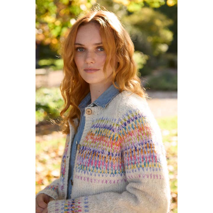 Arundel - Soft Mohair Wool Knitted Cardigan Oatmeal Pastel and other Purchase Wholesale mohair. Free Returns & Net 60 Terms on Faire trending on Faire.