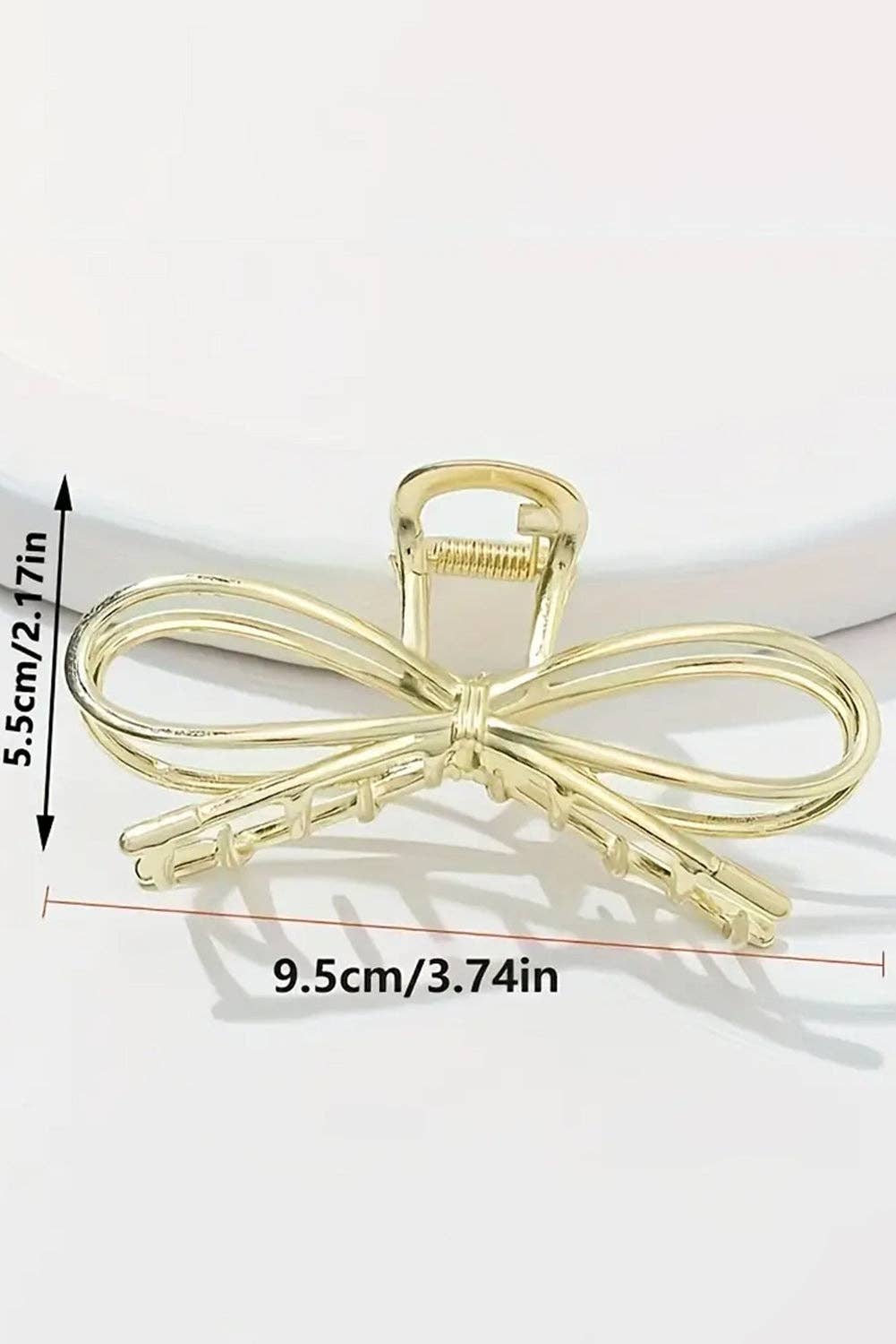 Gold Bowknot Shape Claw Clip for wholesale on Faire5