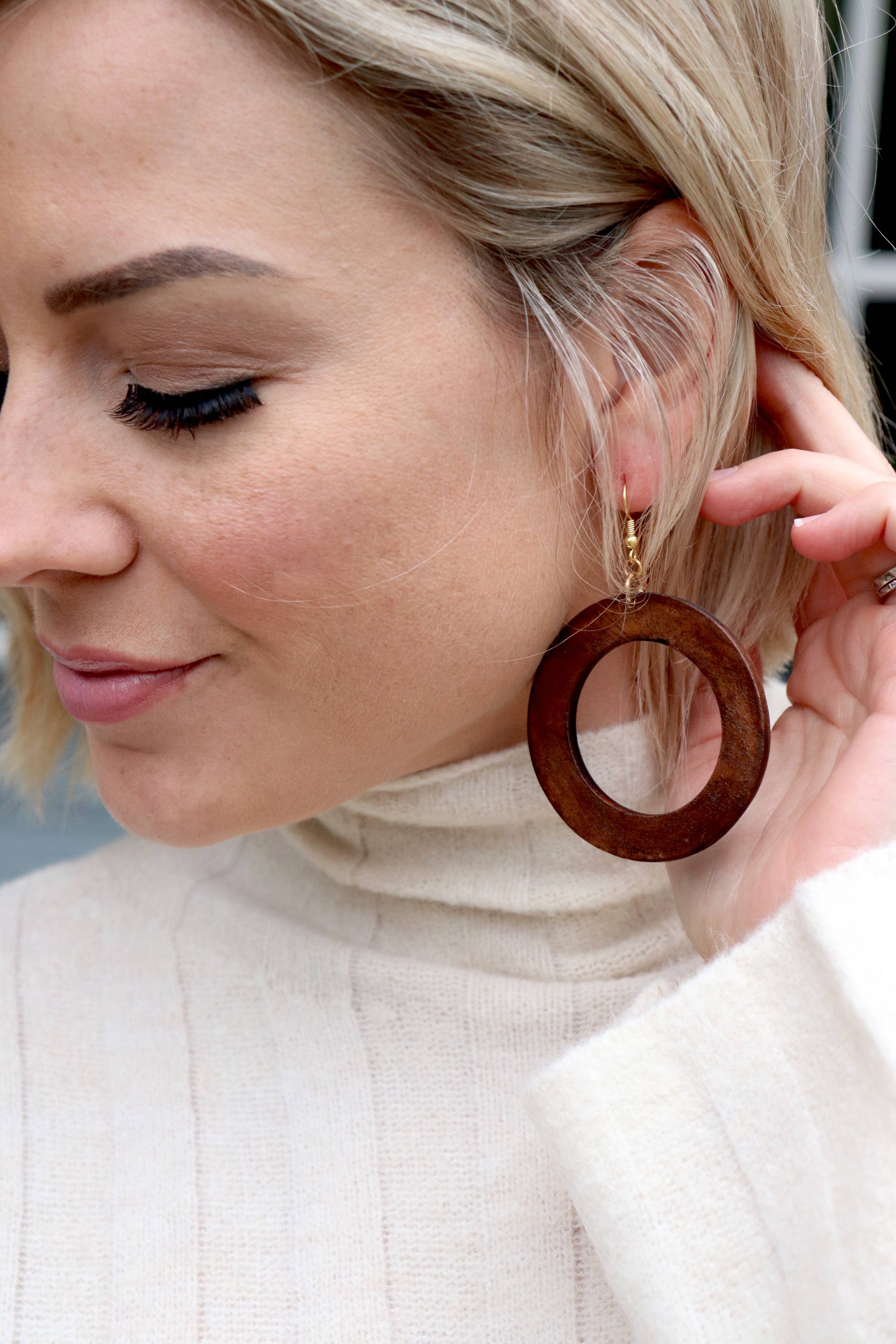 Cedar and Cypress Designs - Wholesale Dangle Earrings - Makaya Earrings - Mahogany2