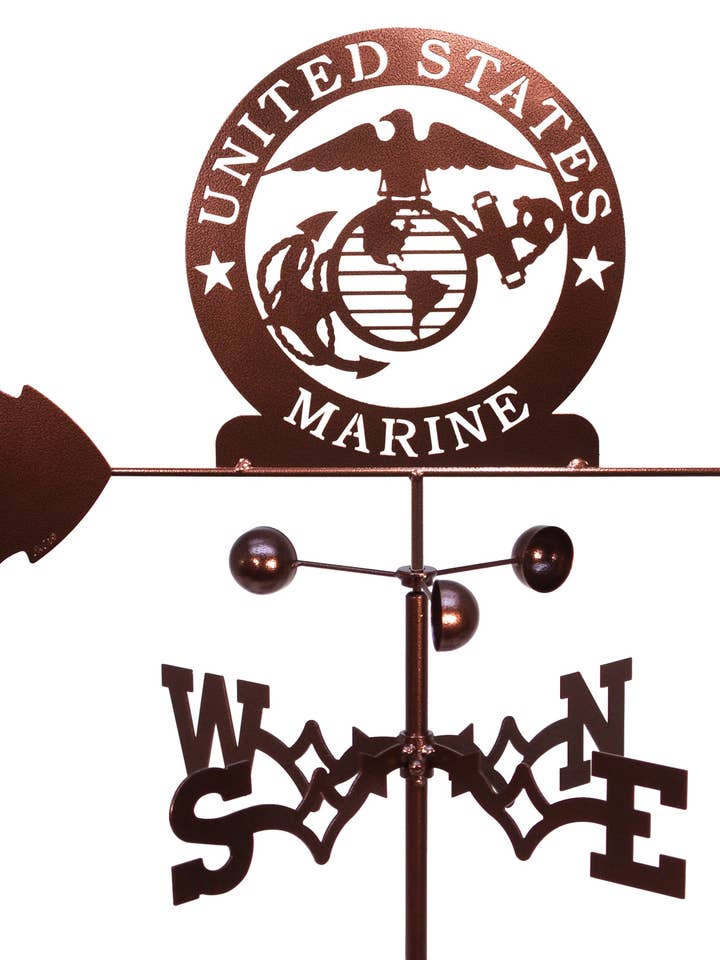 ARMED SERVICES US MARINES MARINE CORP USMC Weathervane for wholesale by SWEN Products
