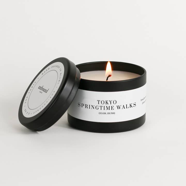 Tokyo Springtime Walks - Coco Soy Destination Candle - 3.2oz for wholesale by Unbound Candles