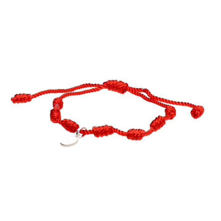 7 Knots Protection Bracelet and the Miraculous in Sterling Silver 925 for wholesale by Vives de la Cortada S.L