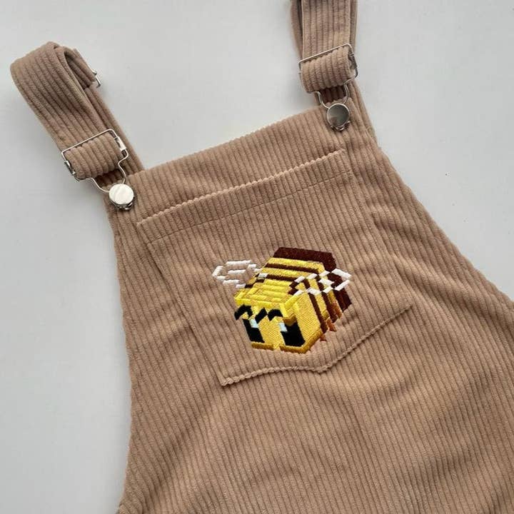 Bee Minecraft Overall Kjole for engroshandel hos Petimint