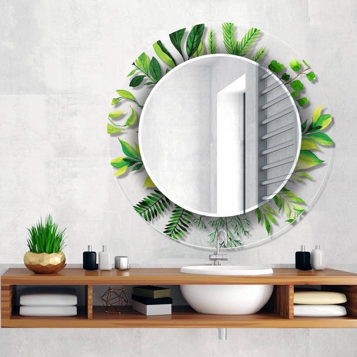 Transparent Tempered Glass Wall Mirror for wholesale by MyPhotostation
