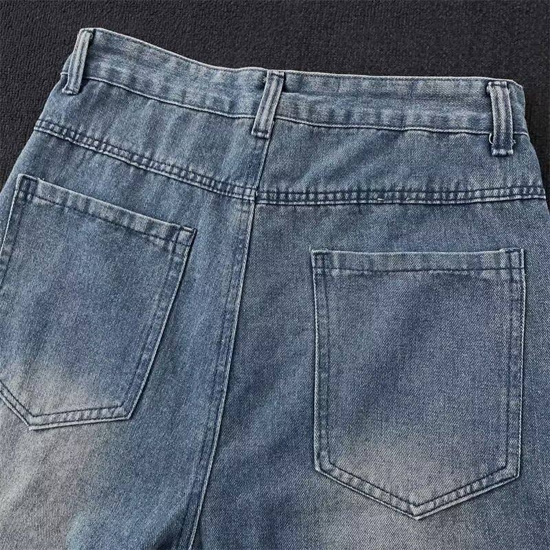 Tourtiwi - Wholesale Jeans - Men's - men's loose large size wide leg jeans9