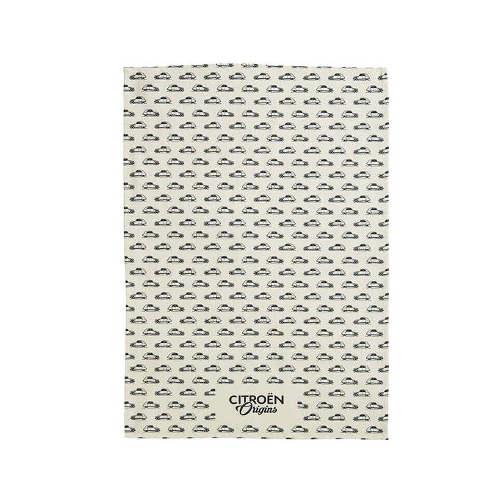 Coucke - Wholesale Tea Towel - CITROËN - Origins - Printed Tea Towel 50x75 in cotton