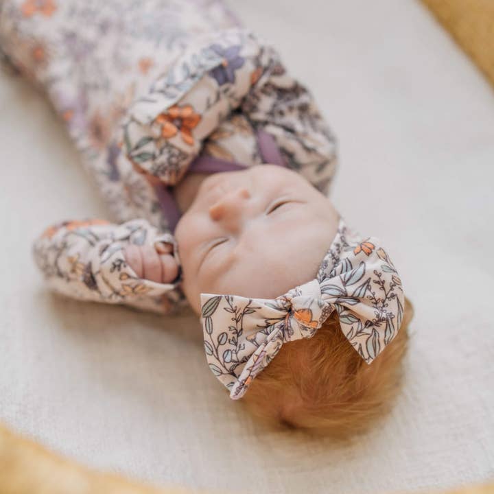Copper Pearl - Wholesale Fashion Headband - Baby - Knit Headband Bow - Flora4
