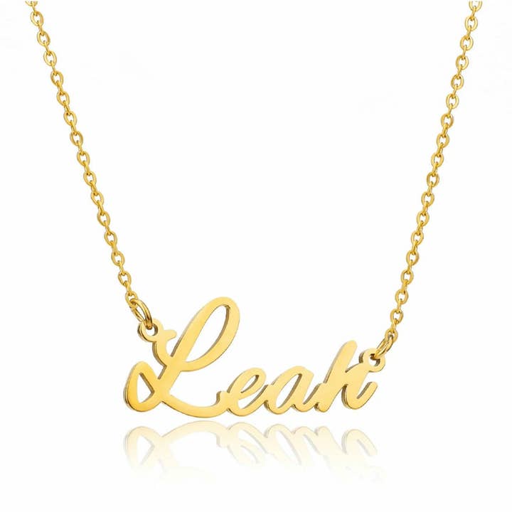 Leah Name Necklace for wholesale by Zotair