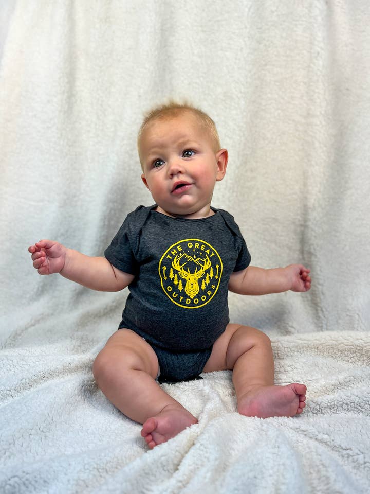The Great Outdoors Onesie for wholesale by Made of Mountains