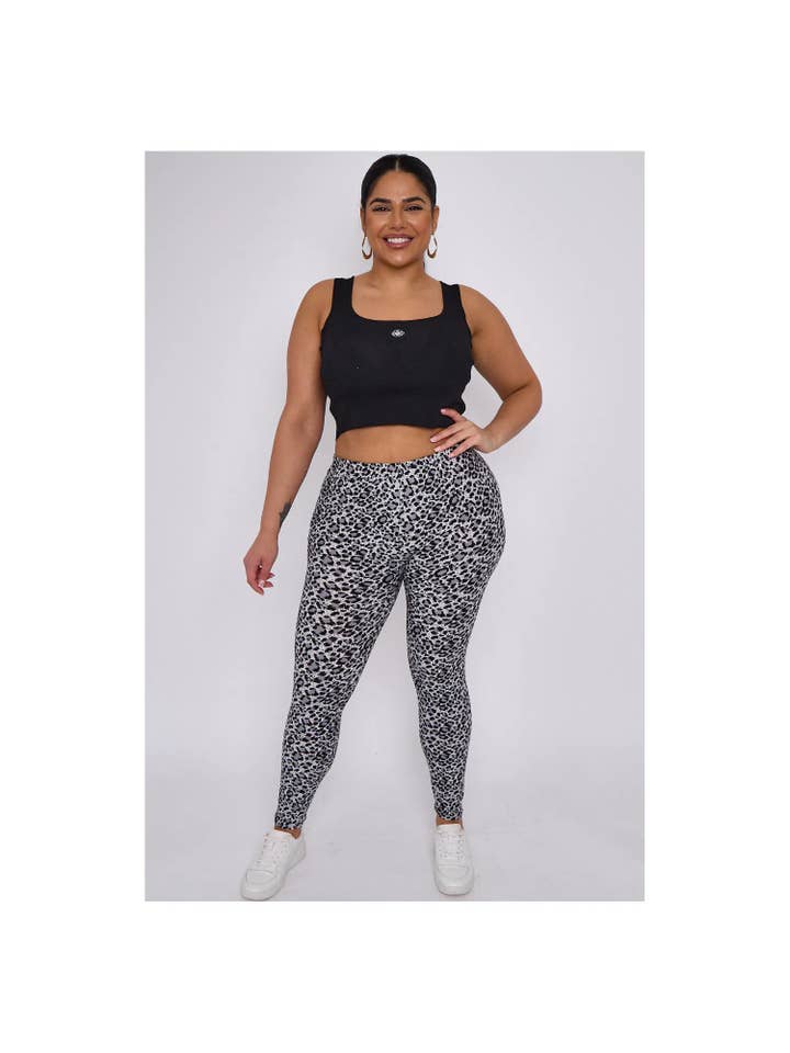 Superbia – wholesale Fashion leggings – Women's – Superbia Super Soft Leggings High Waist (Large Size 14-22)4