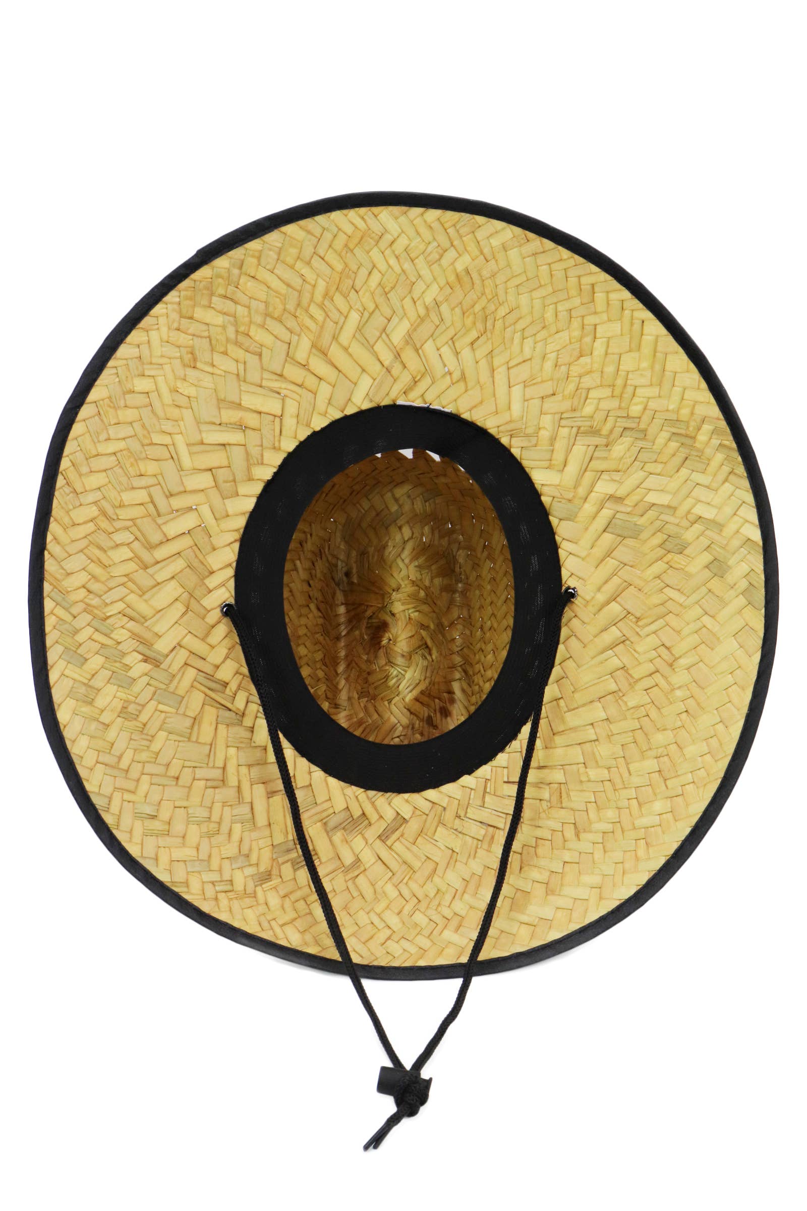 Cap Zone – wholesale Hatt - Barn – Barns livräddarhatt i halm med veganskt läderdetalj9