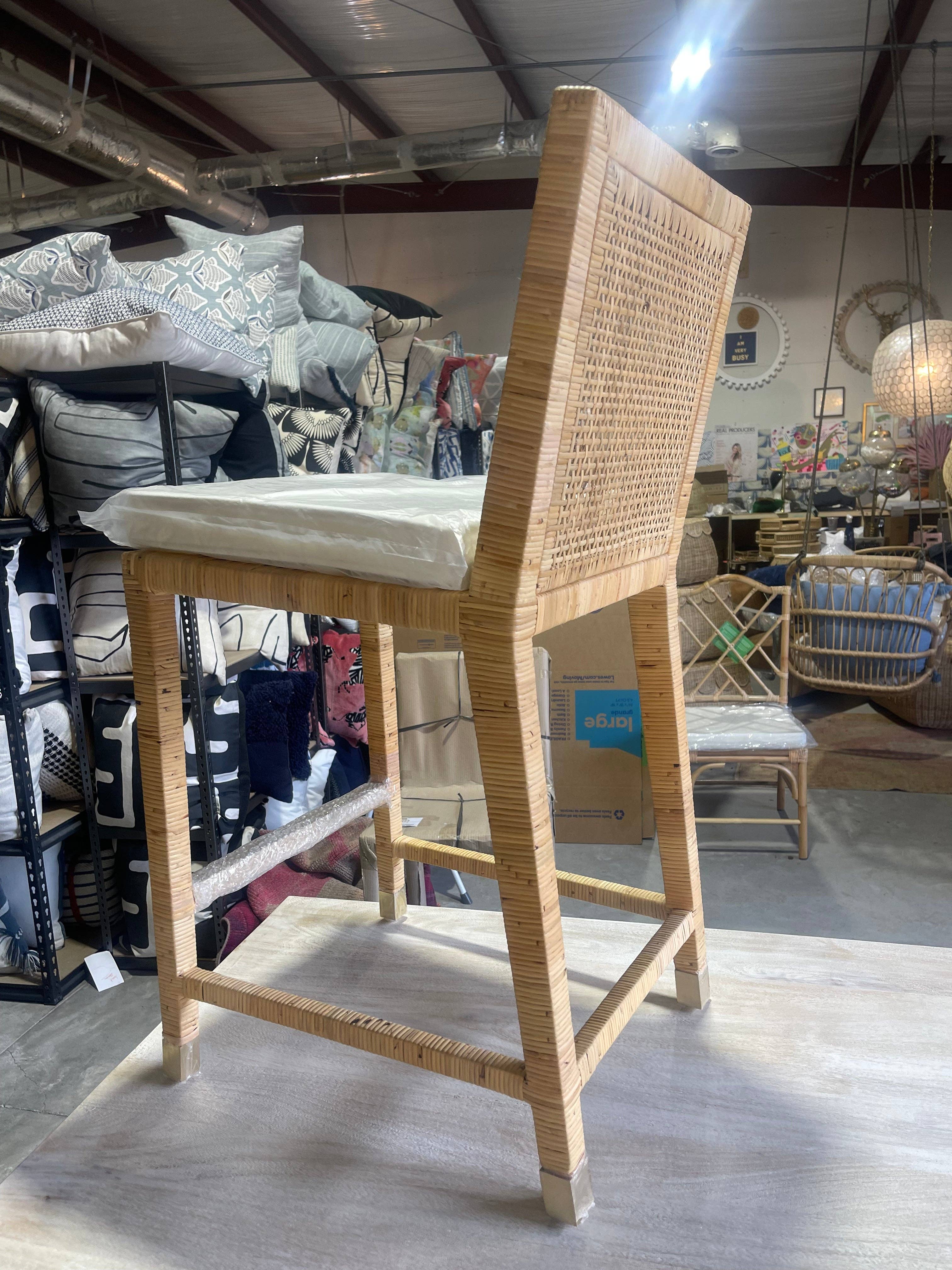 Auden & Avery - Wholesale Stool - Hayes Counter Stool w/Brass End Caps5