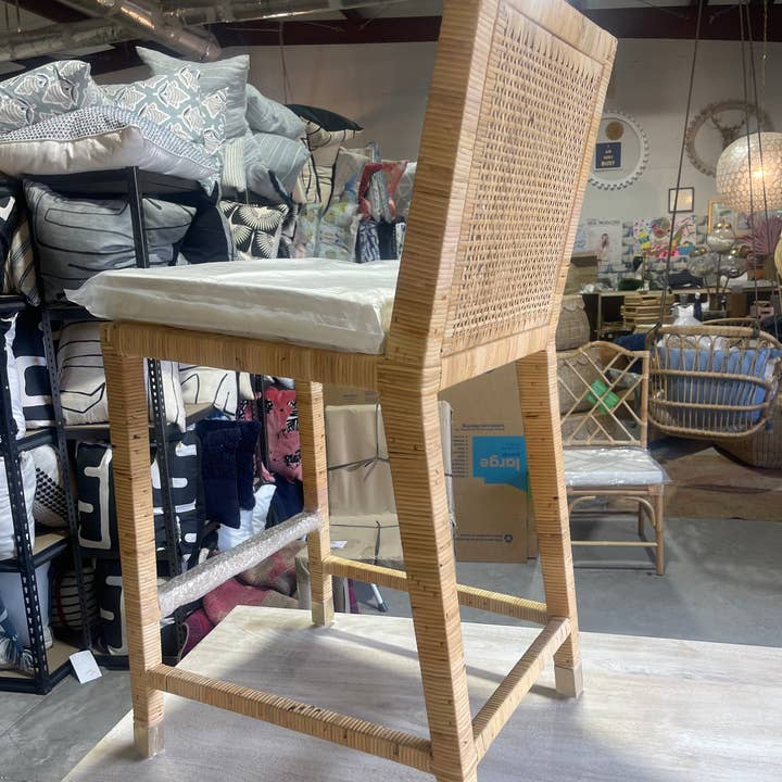 Auden & Avery - Wholesale Stool - Hayes Counter Stool w/Brass End Caps5