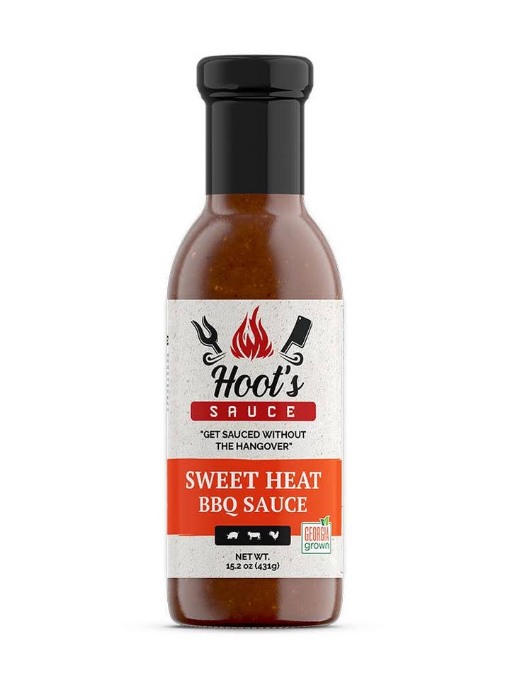 Hoot's Sweet Heat BBQ Sauce for wholesale by Hoots Sauce