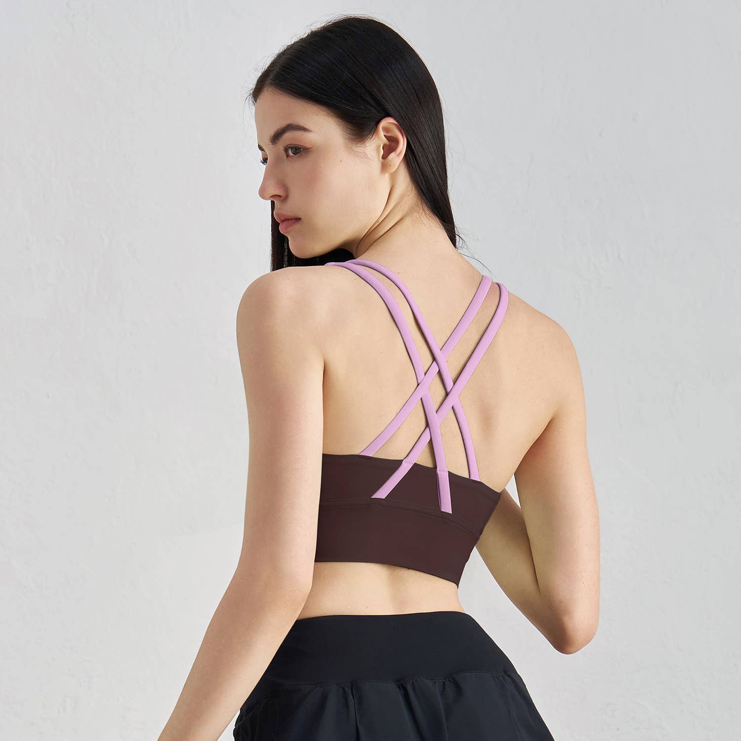 91thelabel – Sutiã desportivo - Mulher por atacado – Sutiã esportivo Isabella Strappy Back23