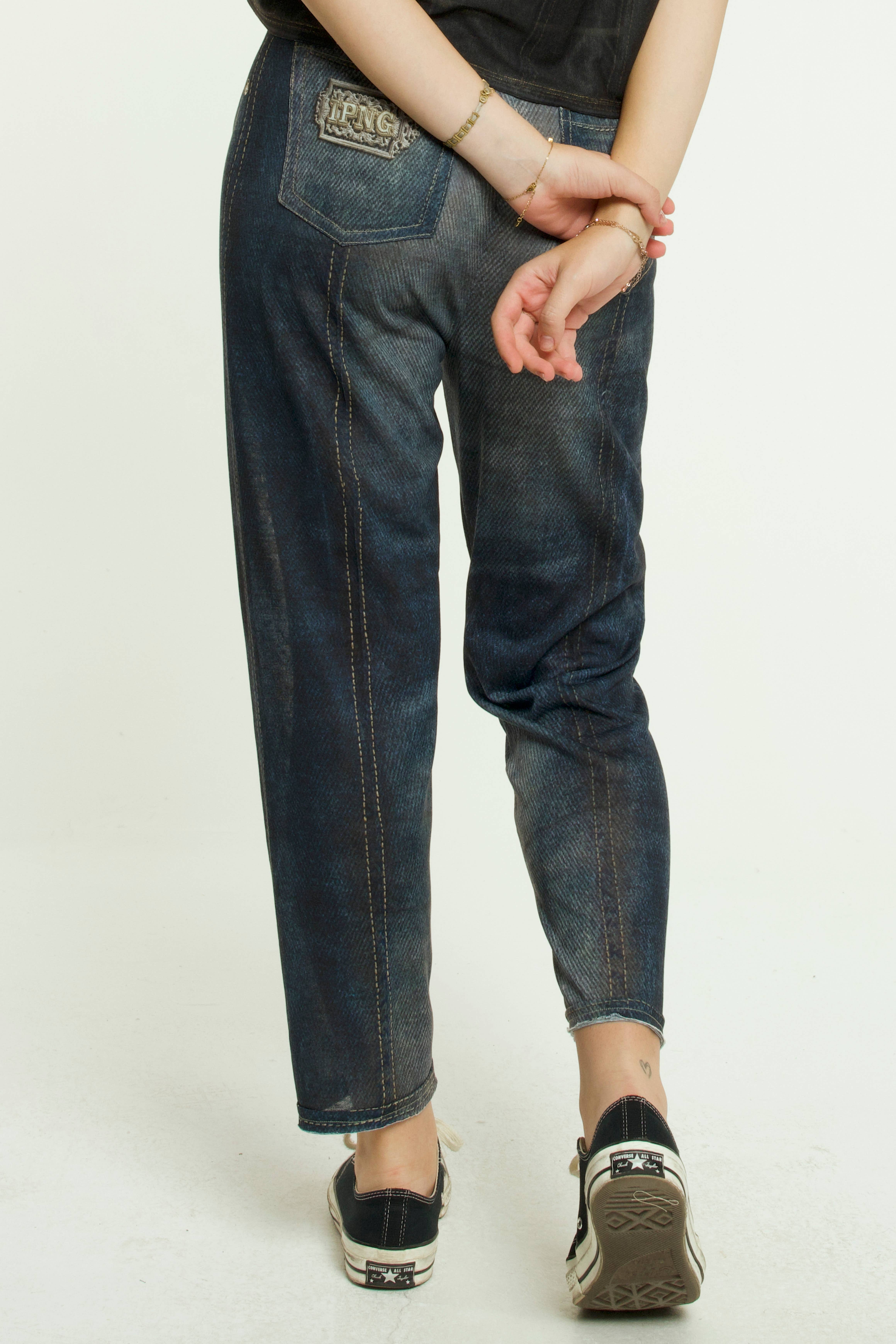 IPNG Design – wholesale Pants – Women's – Pants Mom's Dark Blue - Jeanious1