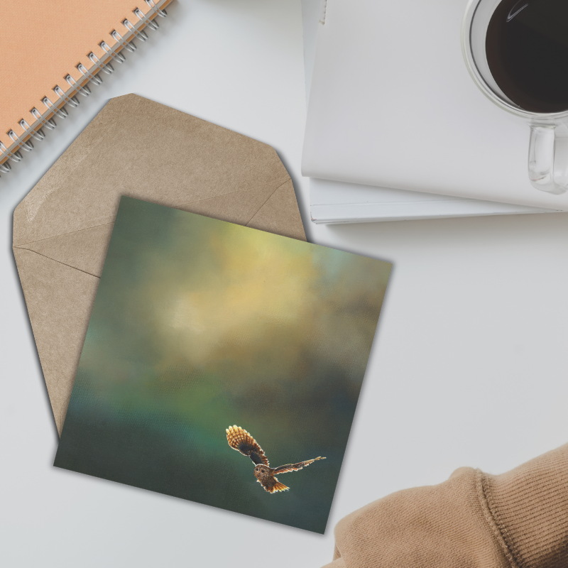 Portrait of Clouds - Wholesale Everyday Greeting Card - Tawny Owl Greetings Card - Luxury Textured Cardstock1