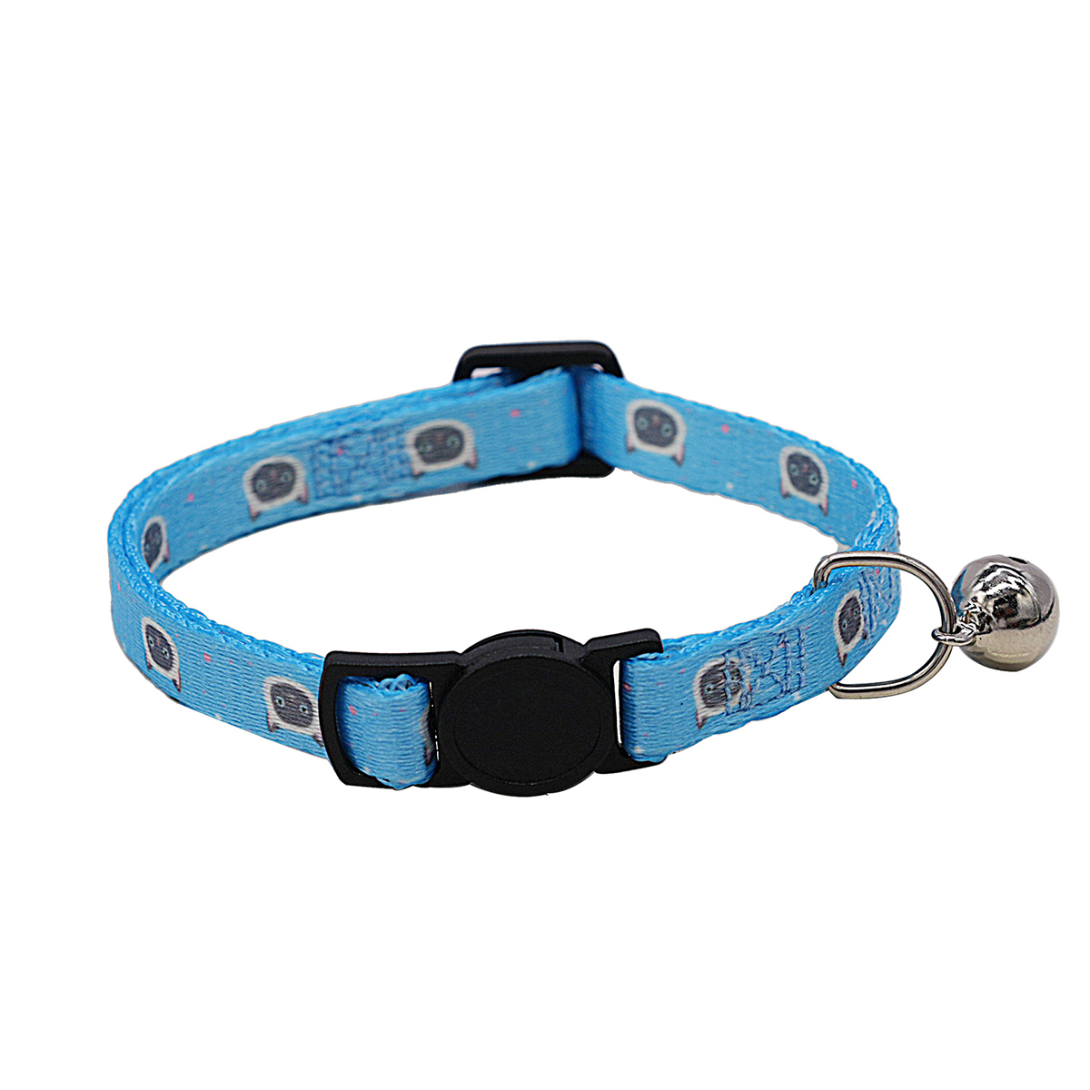 PAWPAWwholesale - Wholesale Pet Collar - Cat - ful Printed Cat Collar with Bell - Adjustable_CWMM744310