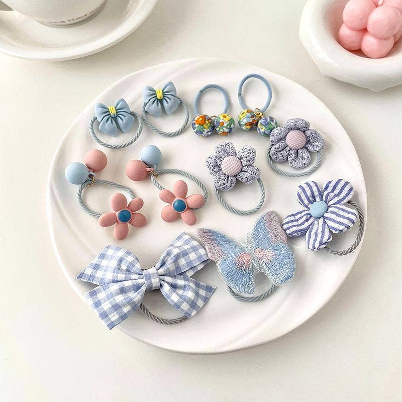 KiddieKickz - Wholesale Hair Bow - Kids - Children's Color Bow Hair Rope High Elasticity5