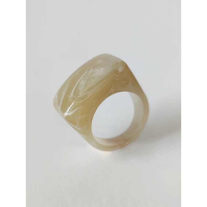 StyleGalX - Wholesale Cocktail/Statement Ring - Original Acrylic 11 Colors Geometric Ring2
