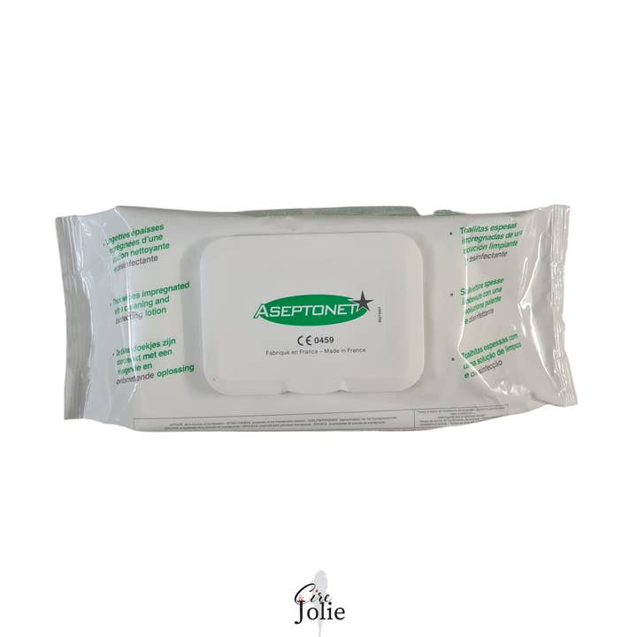 Pop-up disinfectant wipes for wholesale by Cire & Jolie