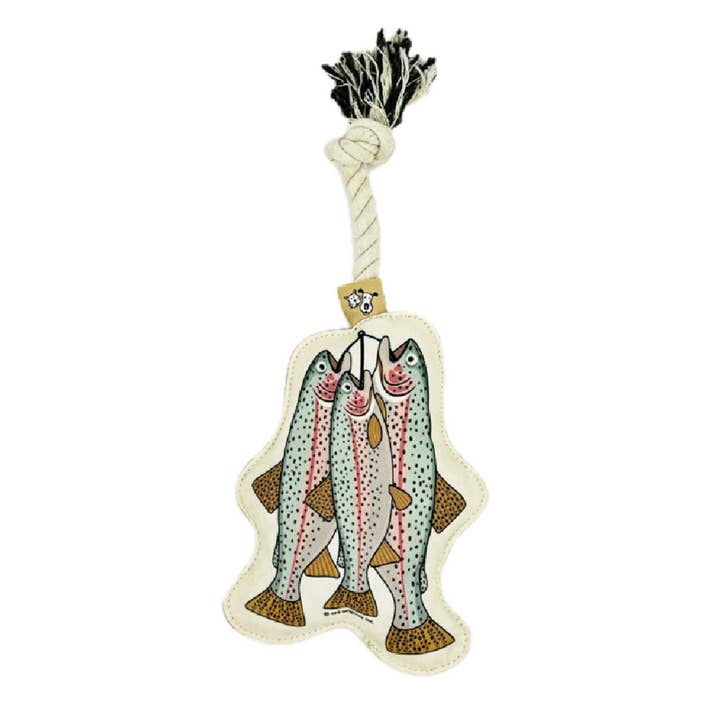 Rope Dog Toy | Trout for wholesale by Speckle and Spot by Ore’ Originals