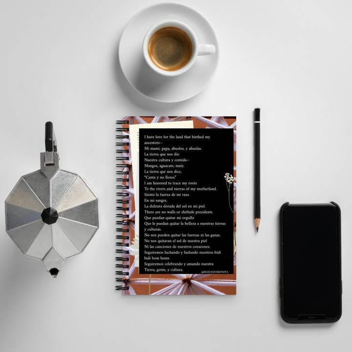 Carnet de notes J'ai de l'amour pour la terre pour la vente par Badass x Bonita