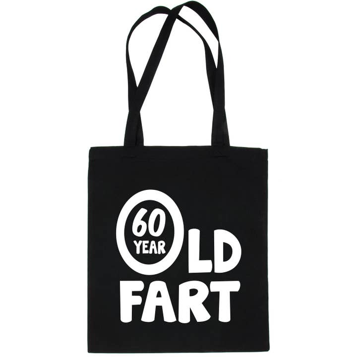Print4U – wholesale Tote bag – Women's – 60 Year Old Fart Birthday Funny Shopping Tote Bag Ladies Gift