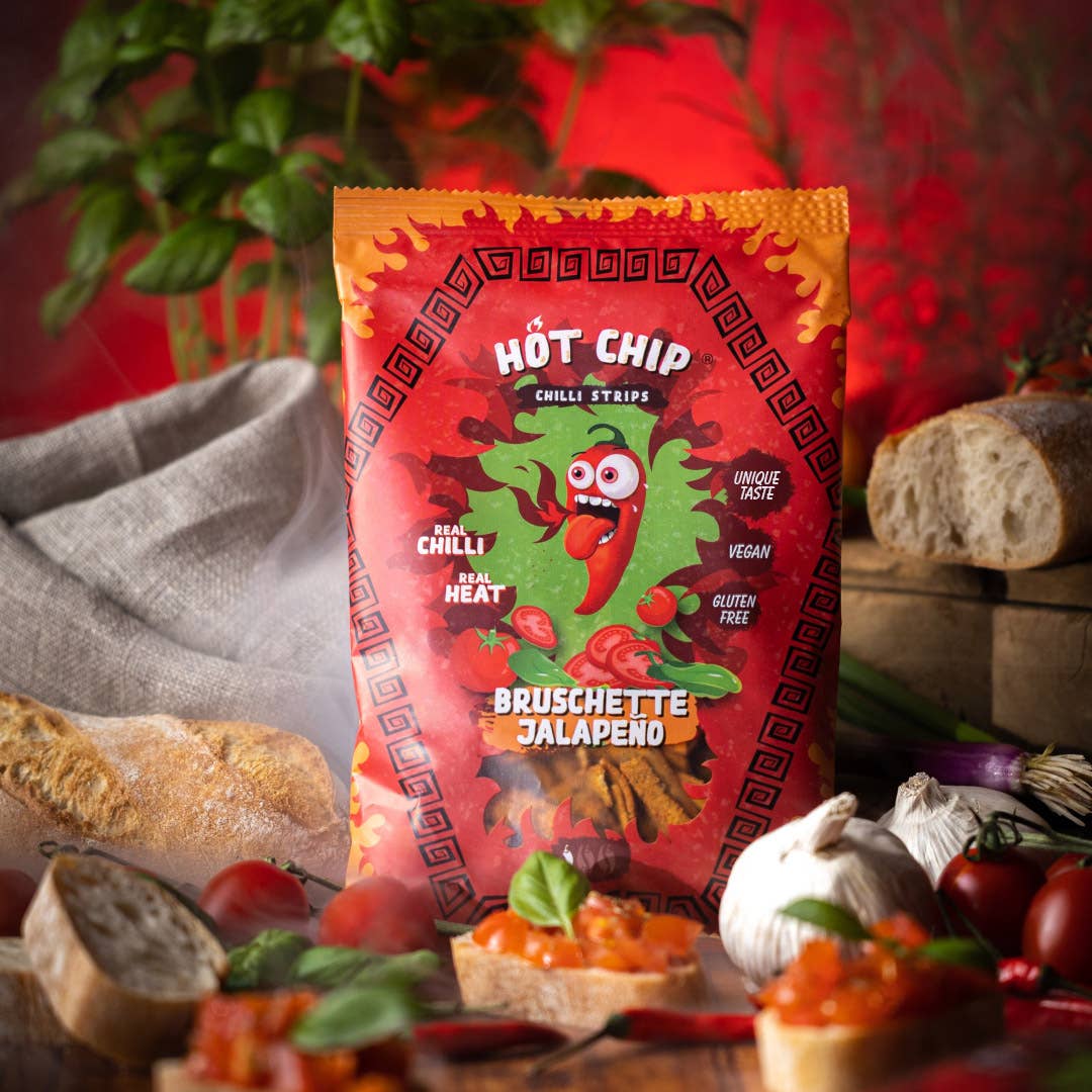 HOT-CHIP – Engroshandel Kiks – Bruschette Jalapeño-chili strips 80 g1