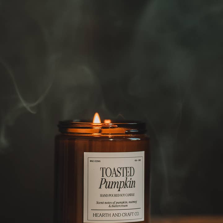 Hearth and Craft Candle Co. - Wholesale Jar/Filled Candle - TOASTED PUMPKIN17