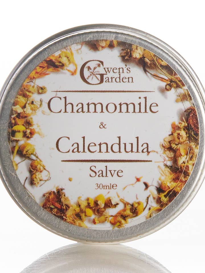 Chamomile & Calendula Salve 30ml for wholesale by Gwen's Garden