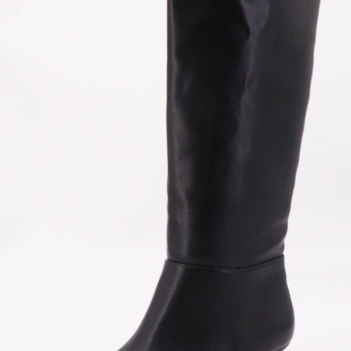 Bamboo BREENA-01 Women Kitten Heel Pointed Toe Knee High Boots-12 Pairs Pack-26.85/Pair for wholesale by Mars Sky Shoes Wholesale