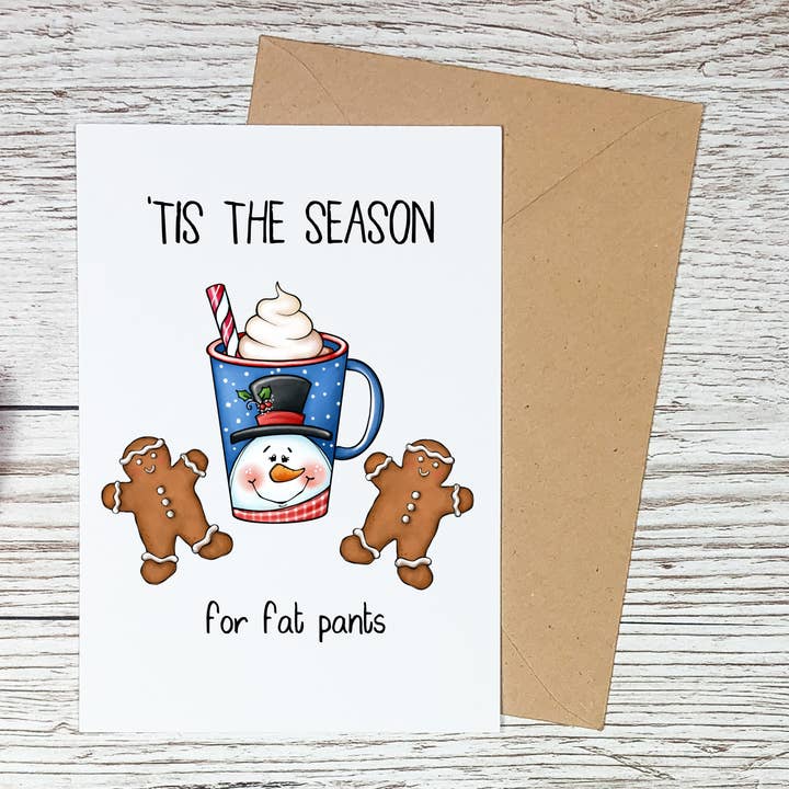 Funny Christmas Card for wholesale by Sorry Not Sorry Co