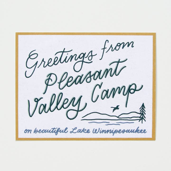 Greetings from PVC Postcard for wholesale by Lettering By KT
