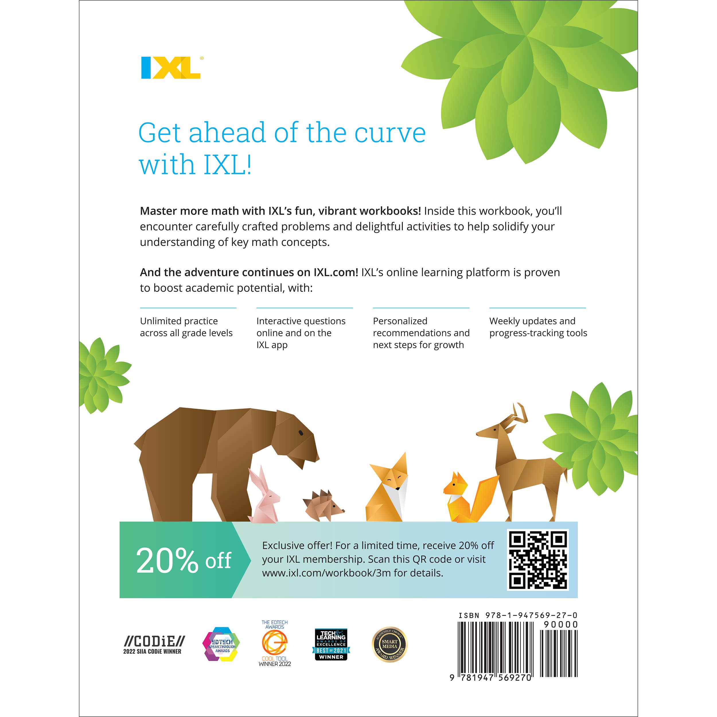 Carson Dellosa Education - Wholesale Education - IXL Math Workbook: Grade 3 Multiplication1