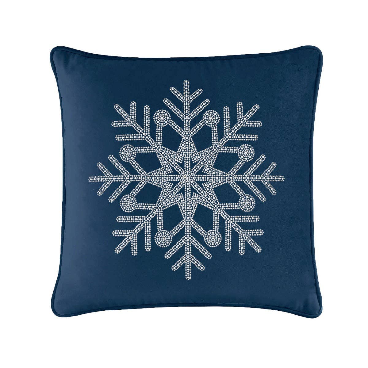 Sparkles Home - Wholesale Throw/Decorative Pillow - Rhinestone Snowflake Pillow33