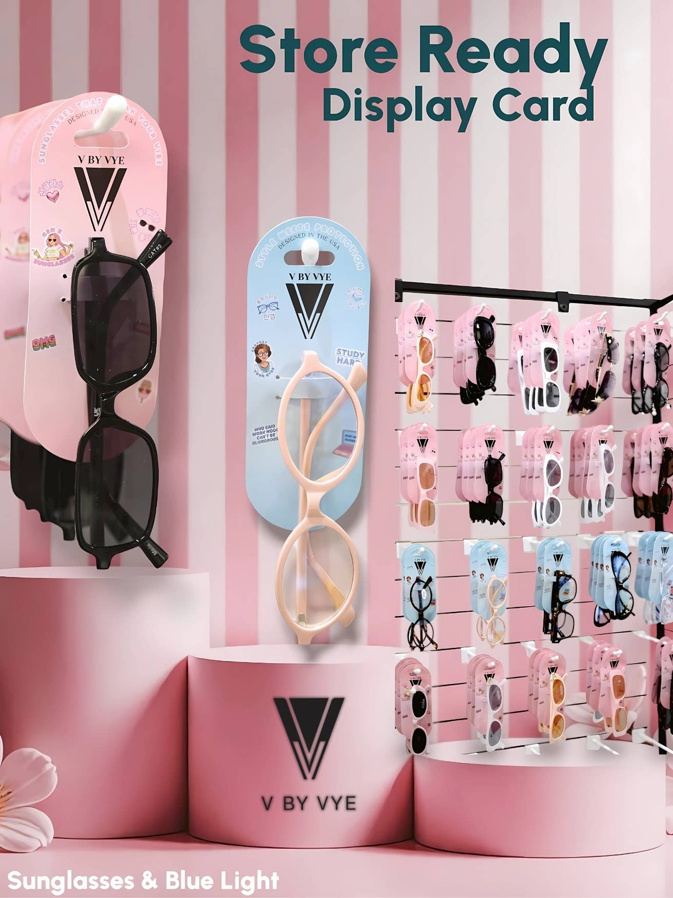 V by Vye Eyewear - Wholesale Sunglasses - Women's - Cat-Eye Sunglasses in Soft Tortoiseshell3