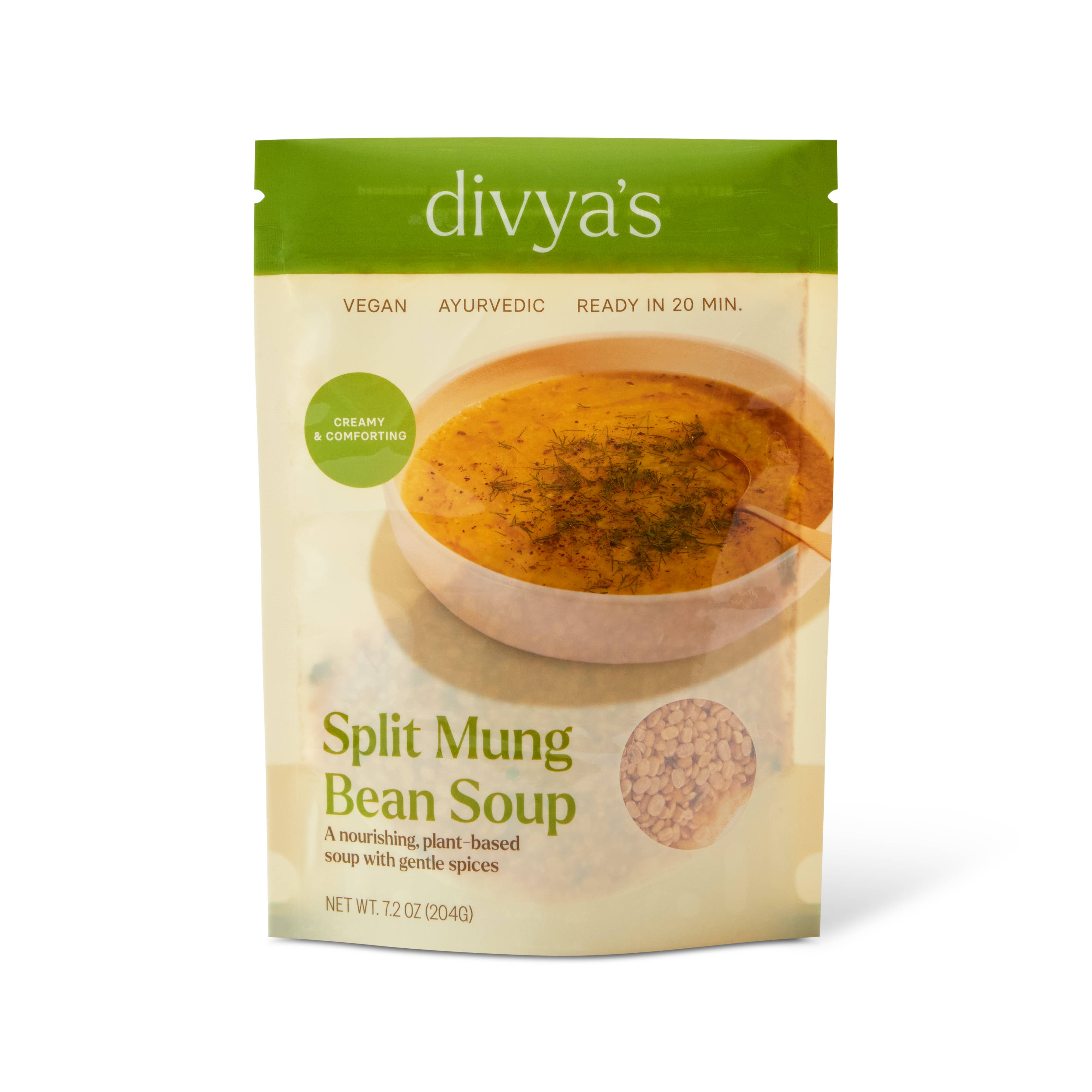 Divya's - Wholesale Soup - Split Mung Bean Soup — Family Size