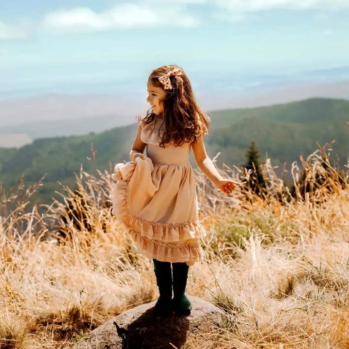 Little Sunshines Bow & Co - Wholesale Hair Bow - Kids - Sage Gingham Pinwheel Hair Bow 3