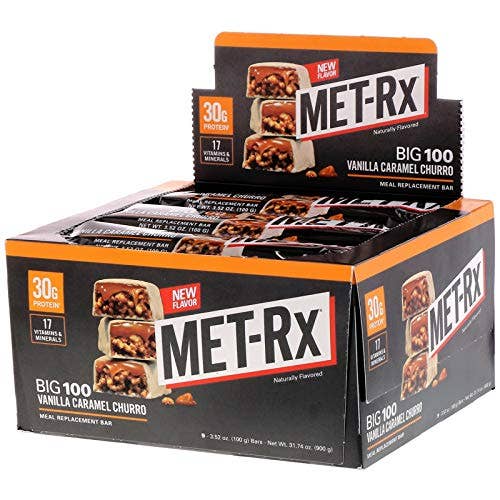 Shop The King - Wholesale Snack Bar - MET-Rx Big 100 Colossal Protein Bars, Great as Healthy Meal Replacement 9 Count