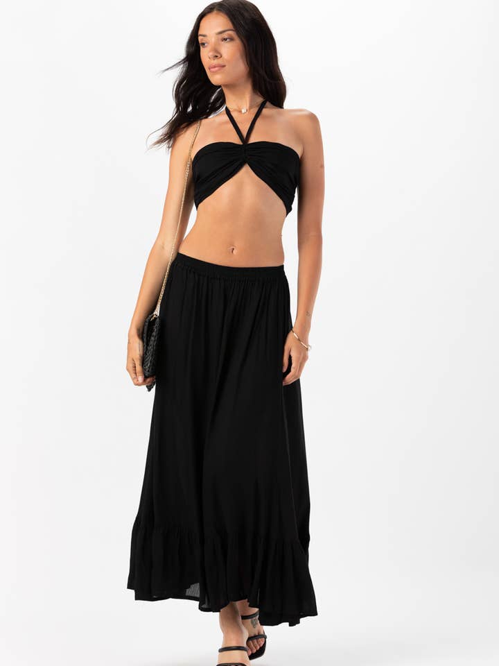 Noir Palma Crop Top for wholesale on Faire5