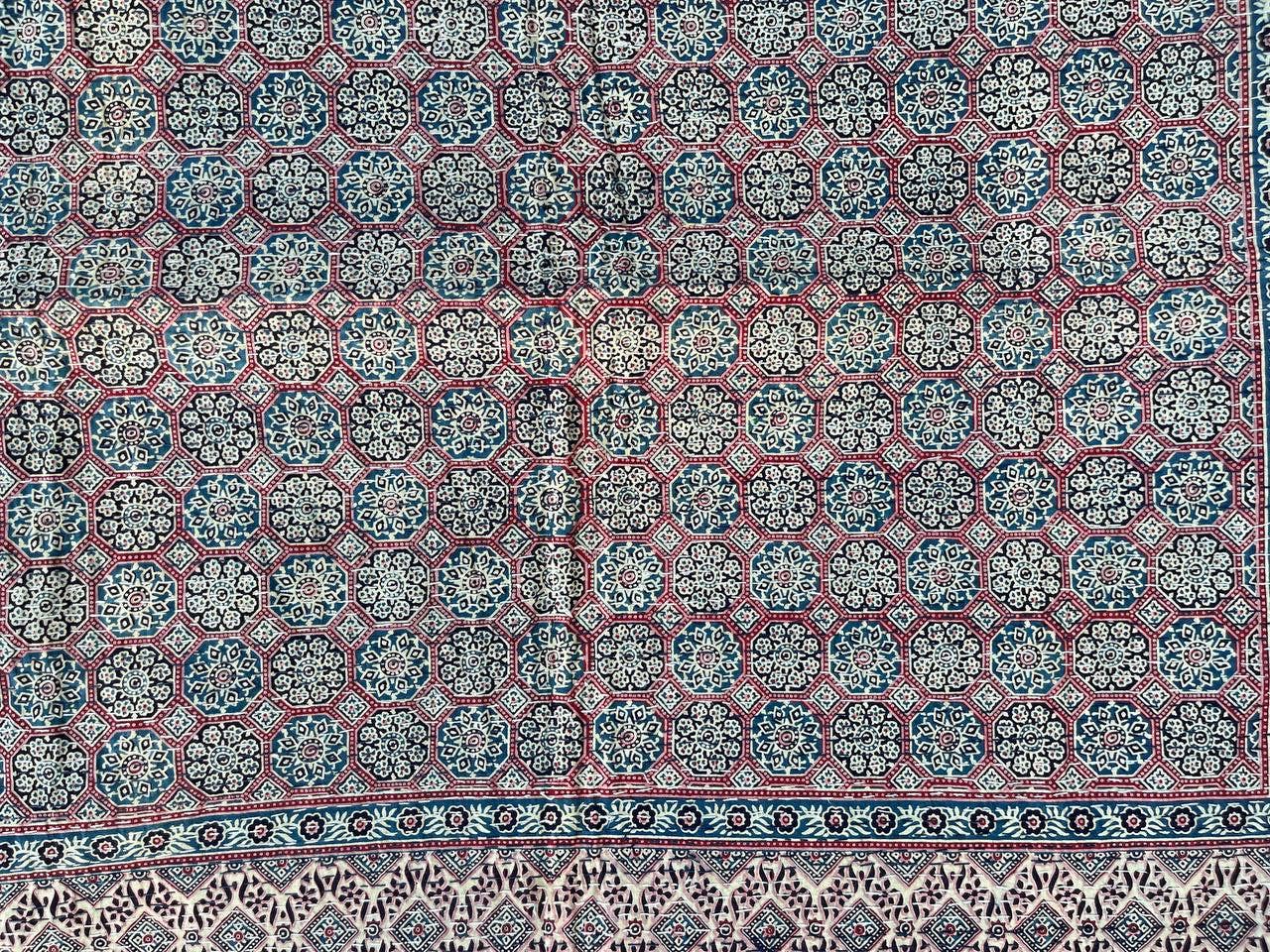 bhavnas boutique – wholesale Quilt – Bohemian Hand Block Print Bedding Boho Blanket Kantha Quilts1