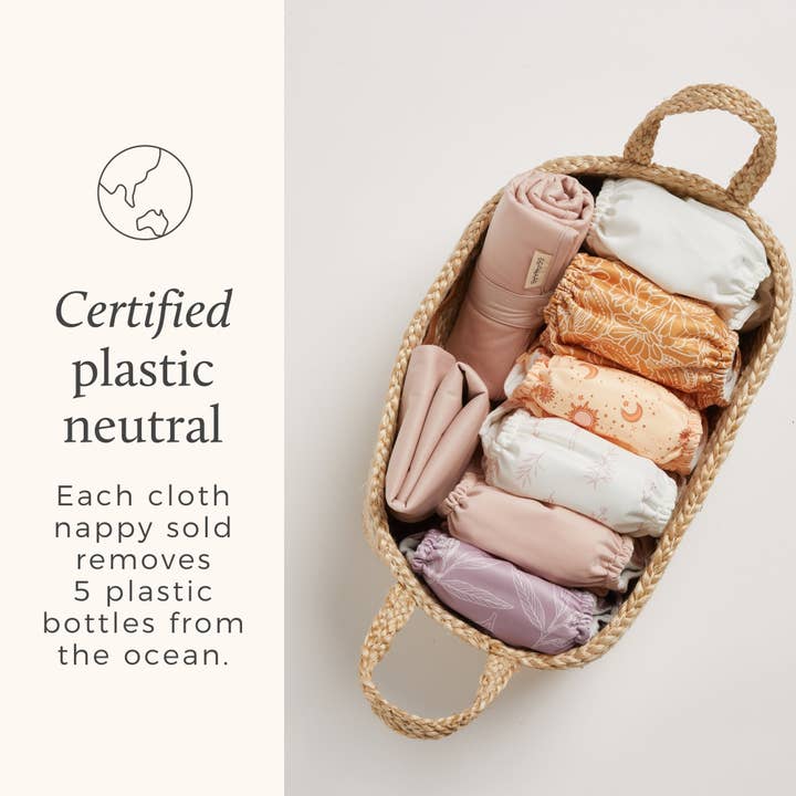 Dusty Rose 2.0 Modern Cloth Nappy for wholesale on Faire