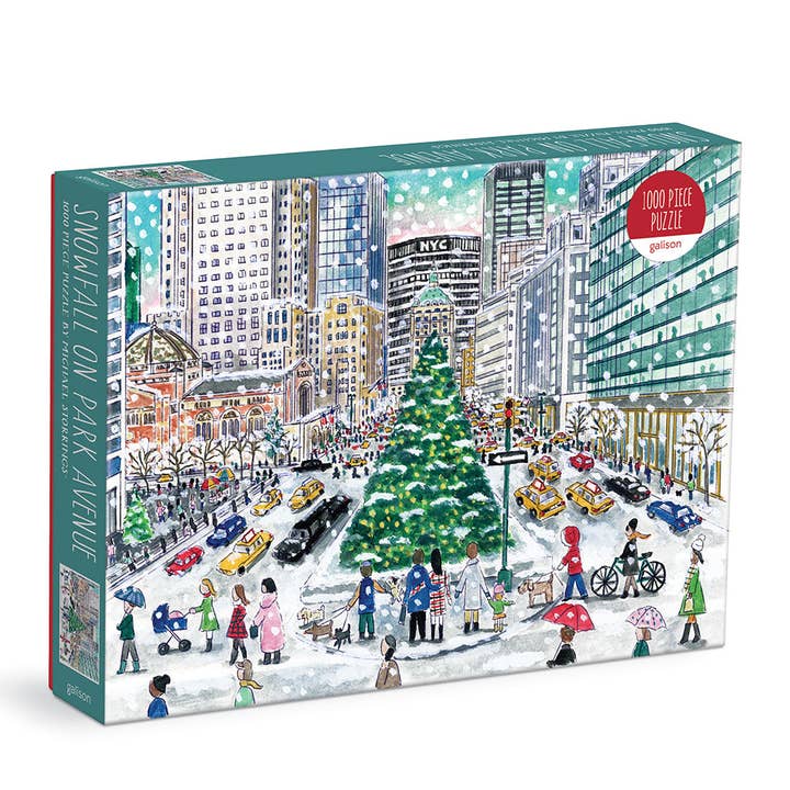 Chronicle Books - Wholesale Puzzle - Adult - Michael Storrings Snowfall on Park Avenue 1000 Piece Puzzle