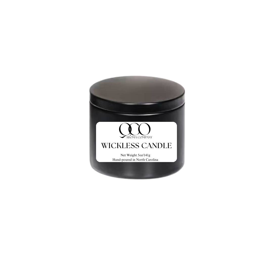 Q. Co Aroma Company - Wholesale Jar/Filled Candle - COTTON WICKLESS CANDLE