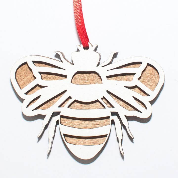The Little Ornament Shop - Wholesale Ornament - Honey Bee Christmas Ornament