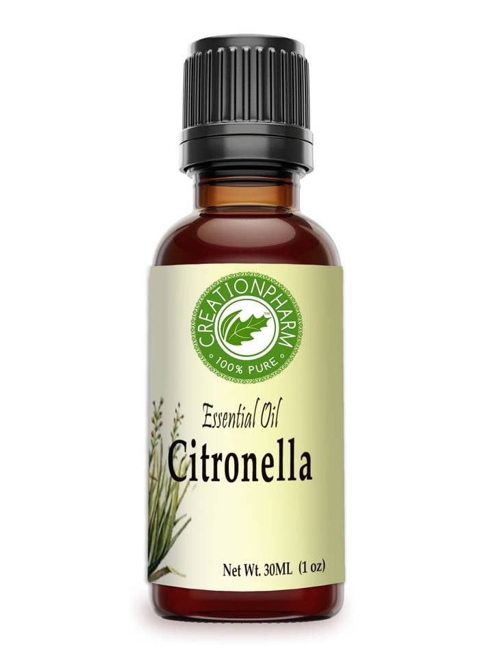Olio Essenziale di Citronella 30 ml per la vendita all'ingrosso da parte di Creation Farm Inc