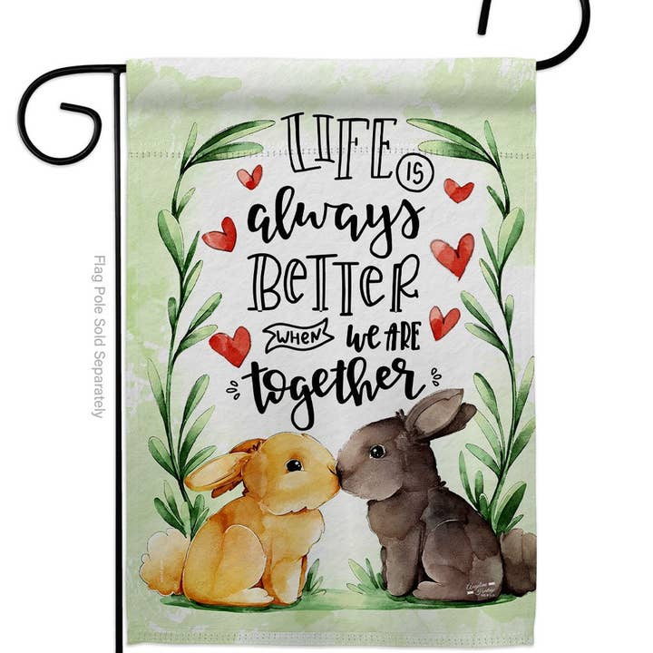 Two Group Flag Co - Wholesale Vlag - Als we samen zijn Sweet Life Inspirerende Critter Flag