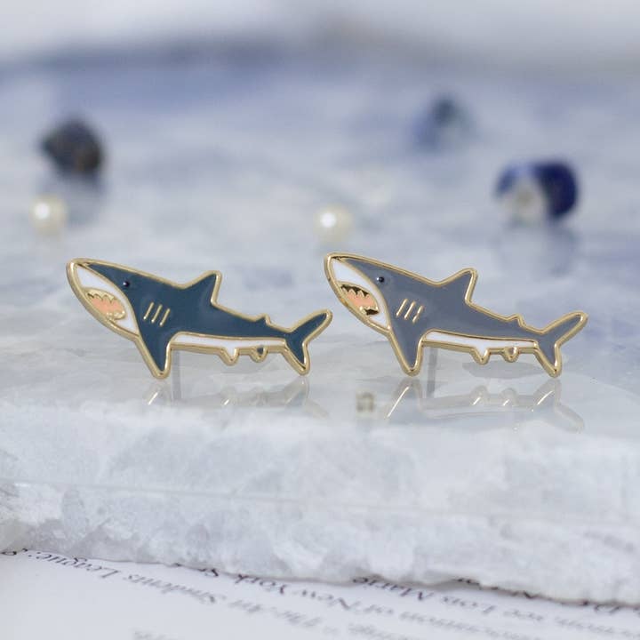 Miss Modi - Wholesale Jewelry Set - Great White Enamel Earrings/ Bracelet/ Necklace0